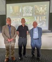 President David Buchanan, Tony Waldron and speaker host John Carr